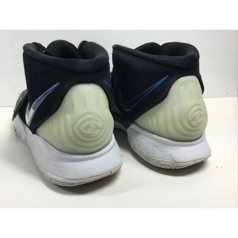 Nike Kyrie 6 Basketball Shoes Mens Sz 8.5 Sneakers Black‎ Hi Top BQ4630-004